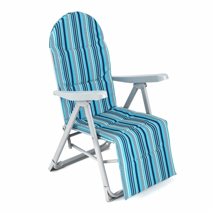 Outdoor 5 Position Padded Good Quality Double Layers Portable Folding Camping Chair