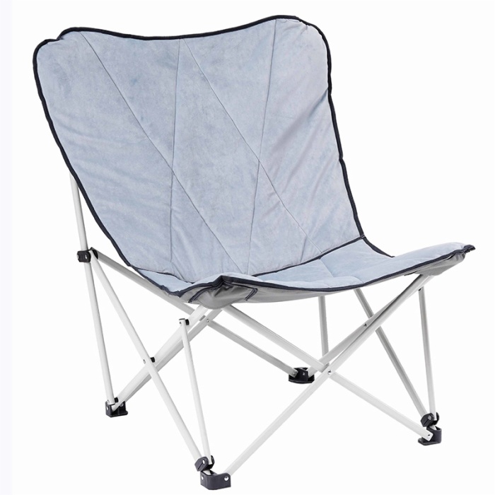 Moon Camping Ergonomic High Back Outdoor Heavy Duty Lazy Sofa Butterfly Chair with Removable Cover