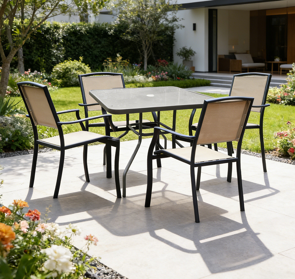 Steel Outdoor Dining Set 1004