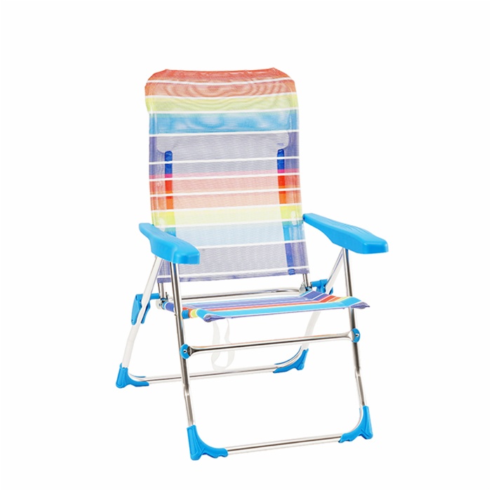 5 Position Adjustable Reclining High Back Aluminum Lightweight Outdoor Folding Camping Beach Chair for Picnic