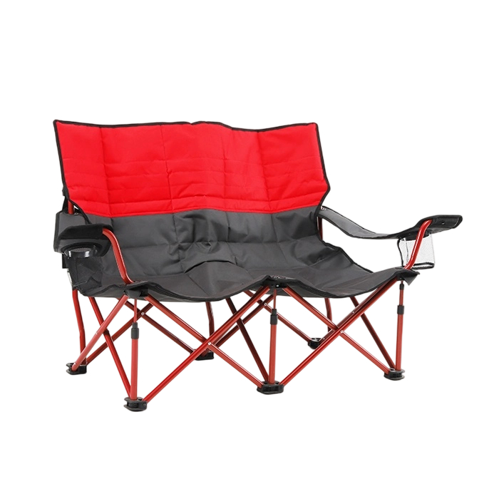 Outdoor Armrest Hiking Portable Double Seat Luxury 2 People Foldable Chair Folding Camping Chair
