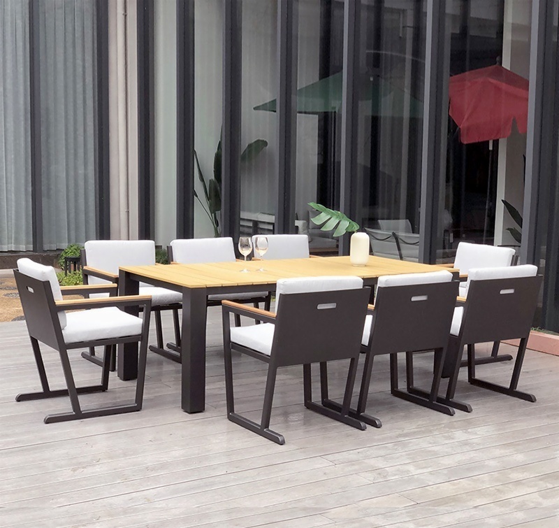 Aluminum Outdoor Dining Set 9PCS 3102