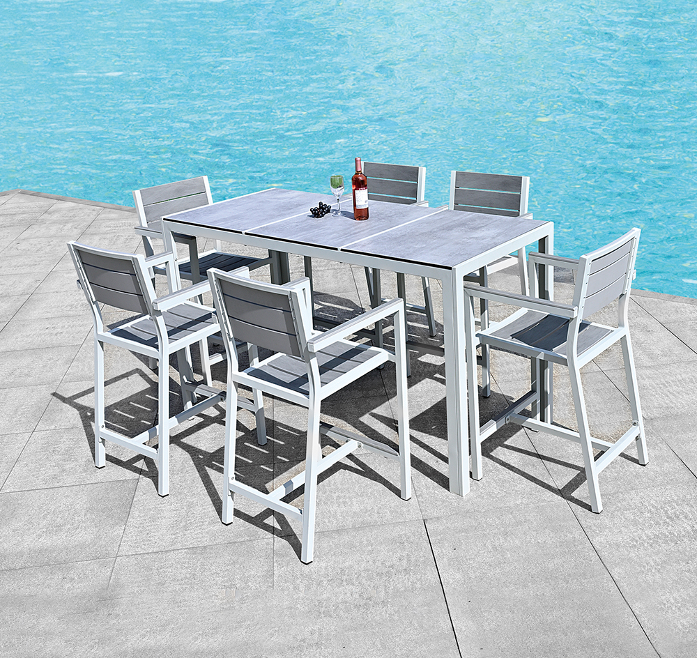 Aluminum Outdoor Bar Set 3004