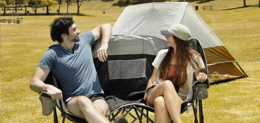 Double camping chair