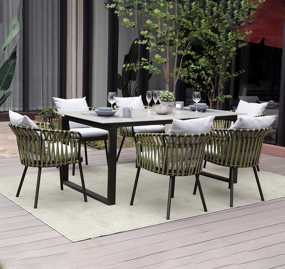 Aluminum Outdoor Dining Set 4002