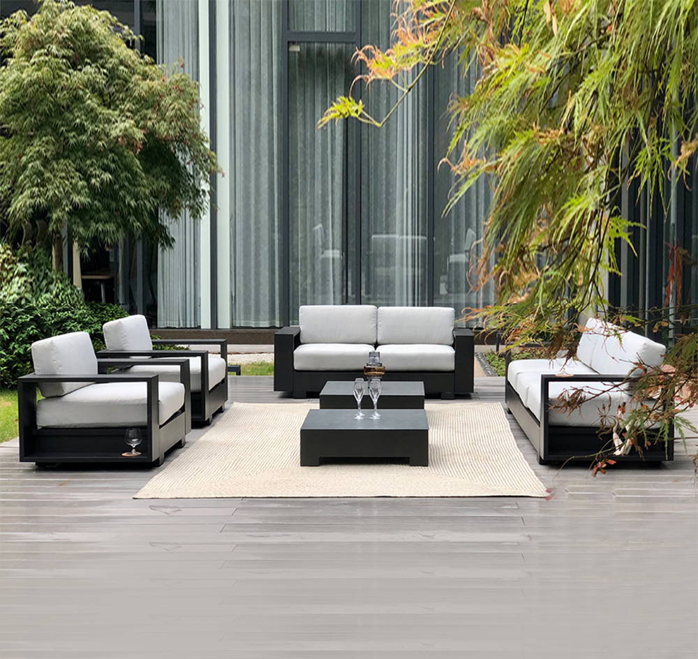 Aluminum Outdoor KD Sofa Set 2102