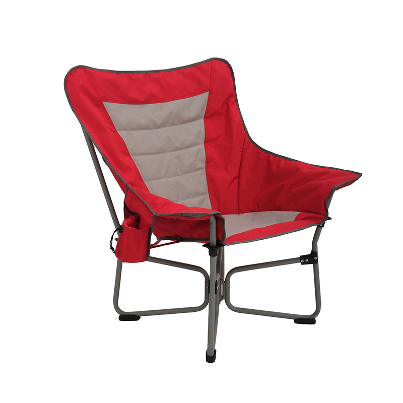 Red Rotary Shaft Butterfly Chair with Removable Sofa-like Seat
