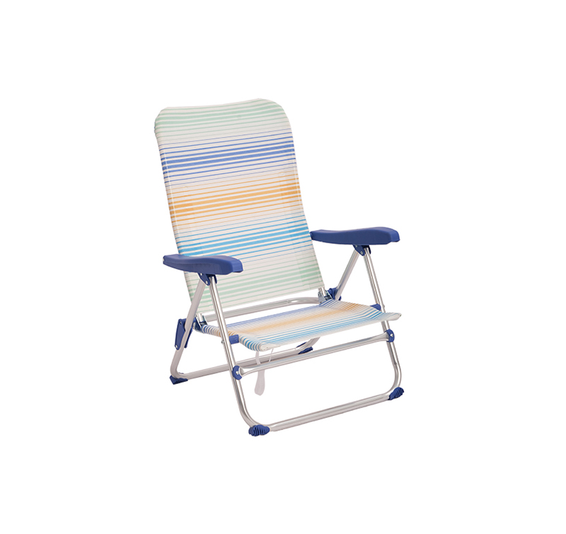 Lightweight Aluminum Beach Chair with Textilene Fabric