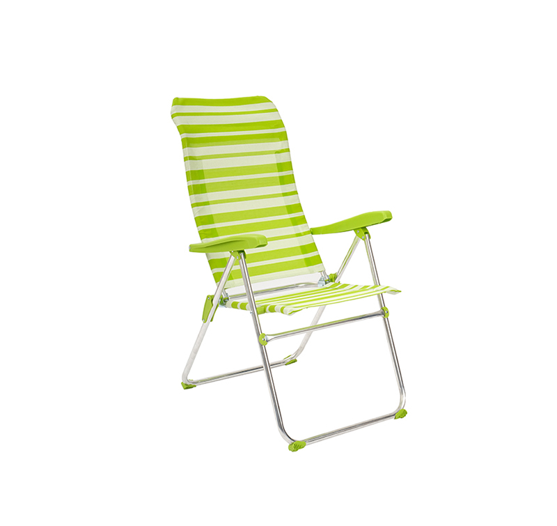Sturdy Folding Beach Chair with High Backrest – 100kg Capacity