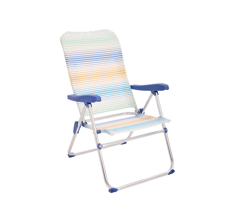 Compact Aluminum Beach Chair with Textilene – Easy Fold & Carry