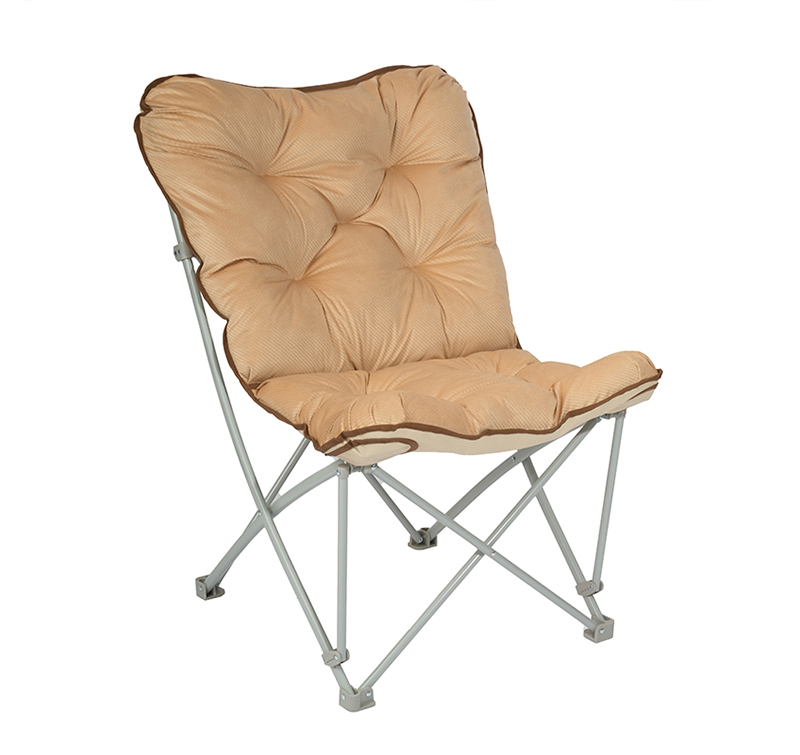 Comfortable Padded Butterfly Chair with Steel Frame – Foldable Design