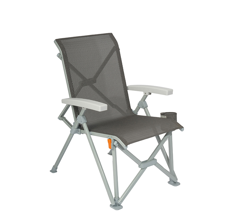 Lightweight Aluminum Folding Camping Chair – Anodized Rustproof Frame, Breathable Textilene Mesh, Supports 250 lbs for Backpacking & Travel