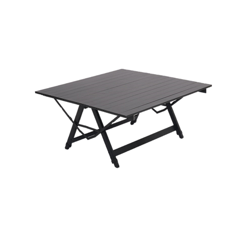 Sturdy Aluminum Camping Table with 3 Height Settings, 30kg Load Capacity