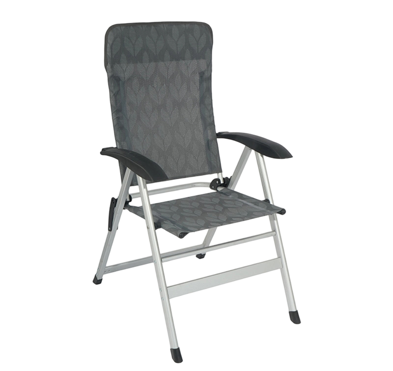 Luxury RV Camping Caravan Chair with 7 Reclining Positions and 120kg Load Capacity