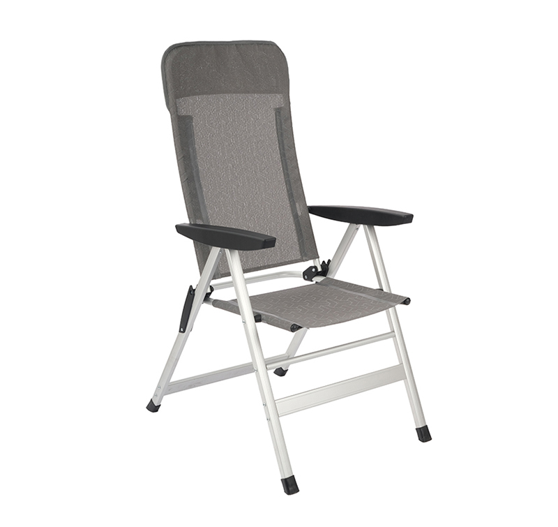 Folding RV Caravan Chair with 7 Positions and Luxurious Textilene Fabric