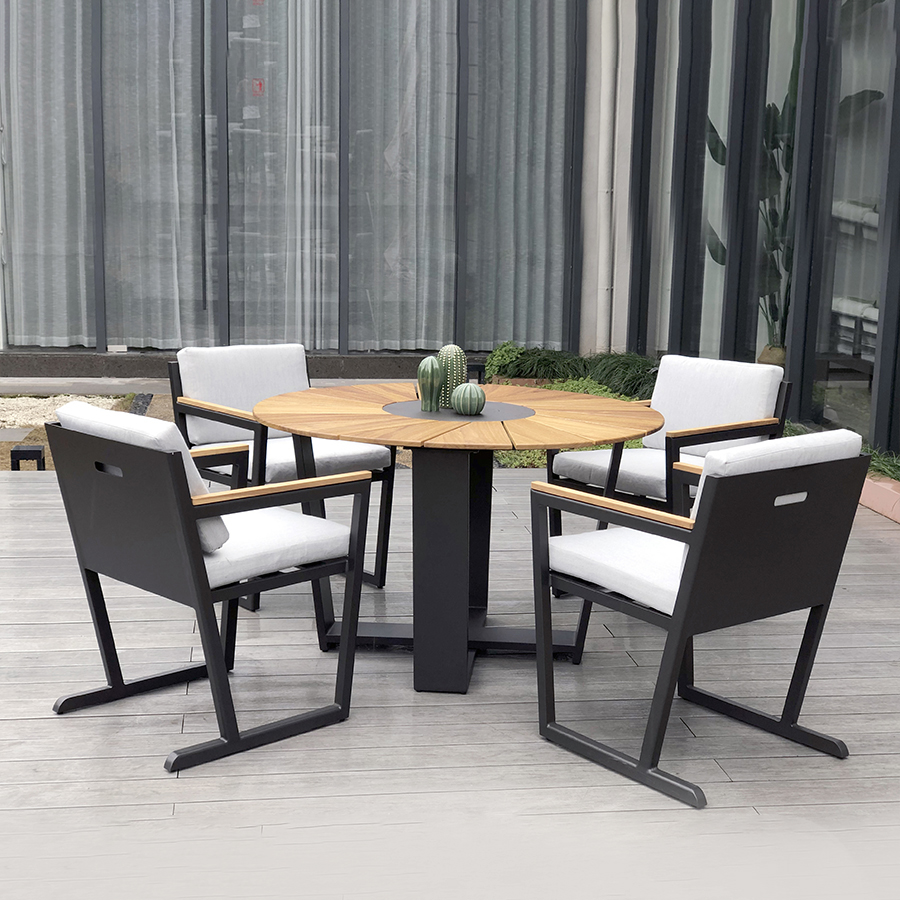 Aluminum Outdoor Dining Set 5PCS 3101