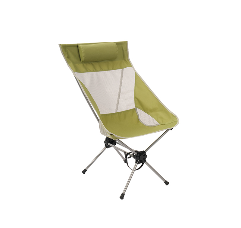Lightweight Foldable Camping Chair with Breathable Mesh Design