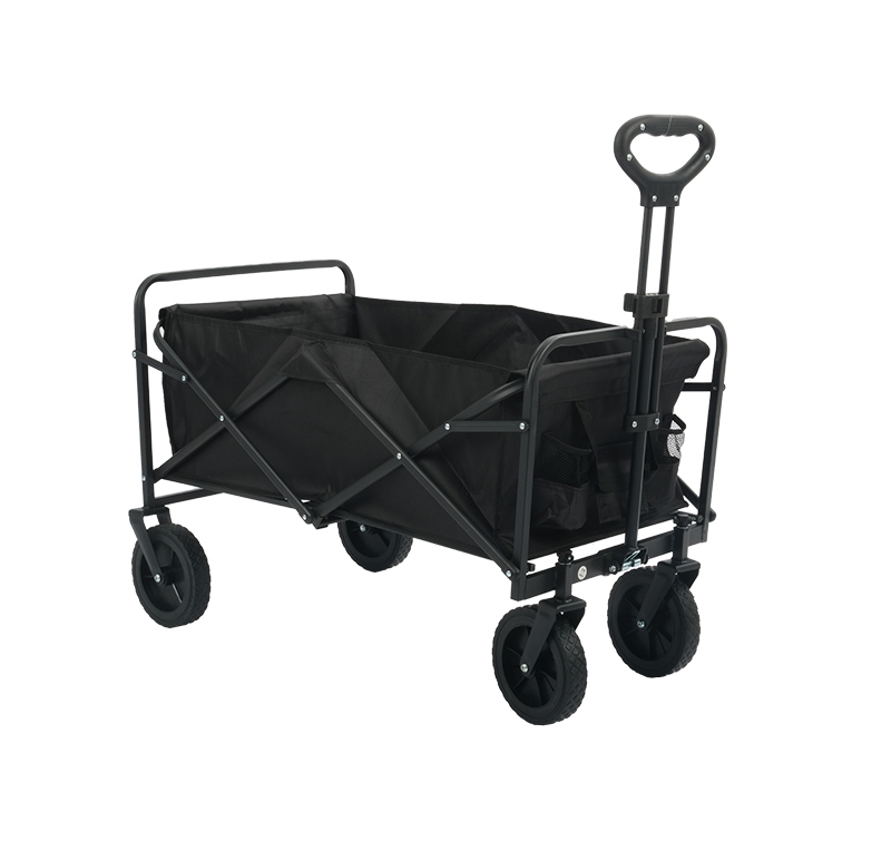 Midsize Foldable Utility Wagon with Removable Fabric, 100kg Load
