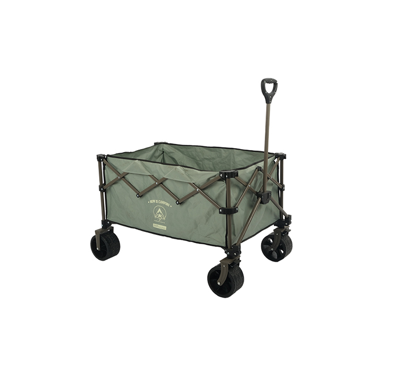 Heavy-Duty Folding Wagon with Bearing Wheels & 146L Volume