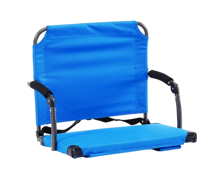 Outdoor Lightweight Foldable Removable High Back Stadium Seats Chair with Armrest