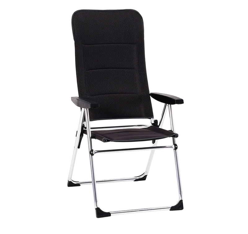5 Position Adjustable Reclining High Back Aluminum Lightweight Outdoor Folding Camping Chair for Picnic