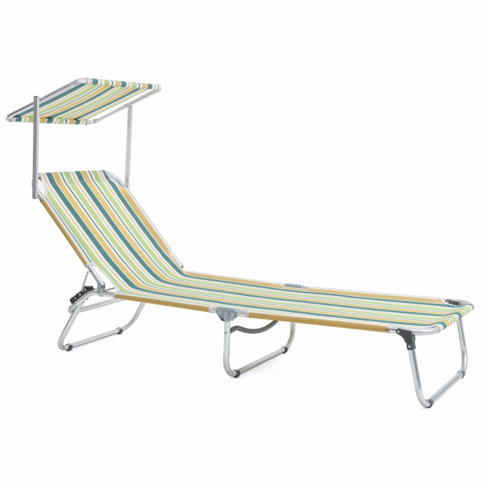 Modern Outdoor Comfortable Foldable Lightweight Outdoor Furniture Sun Beach Bed