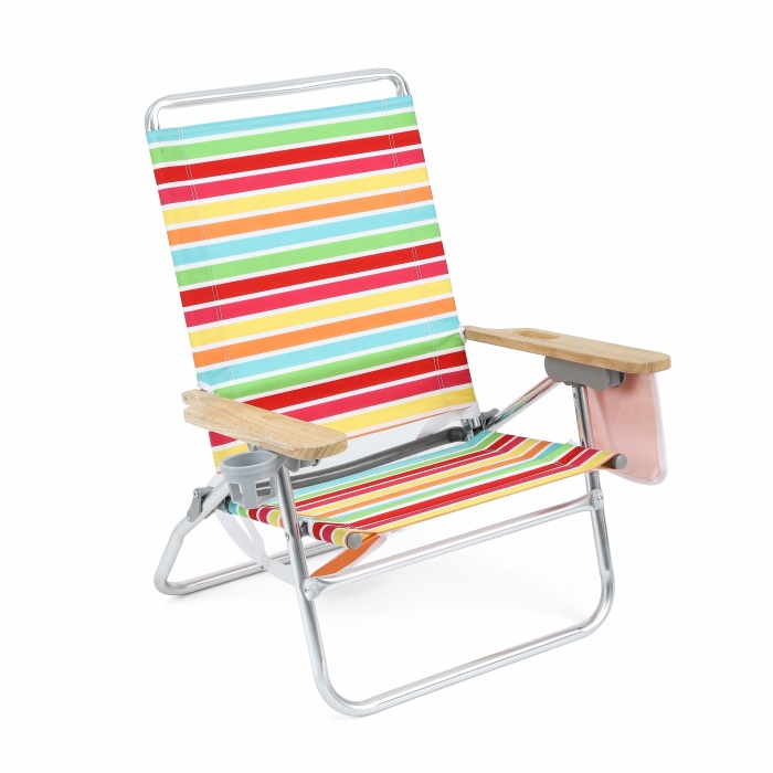 BEACH 4-Position Lace-Up Backpack Folding Beach Chair