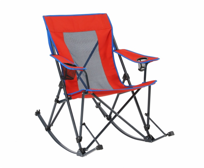 Deluxe Outdoor Folding Portable Lightweight Camp Rocking Chair