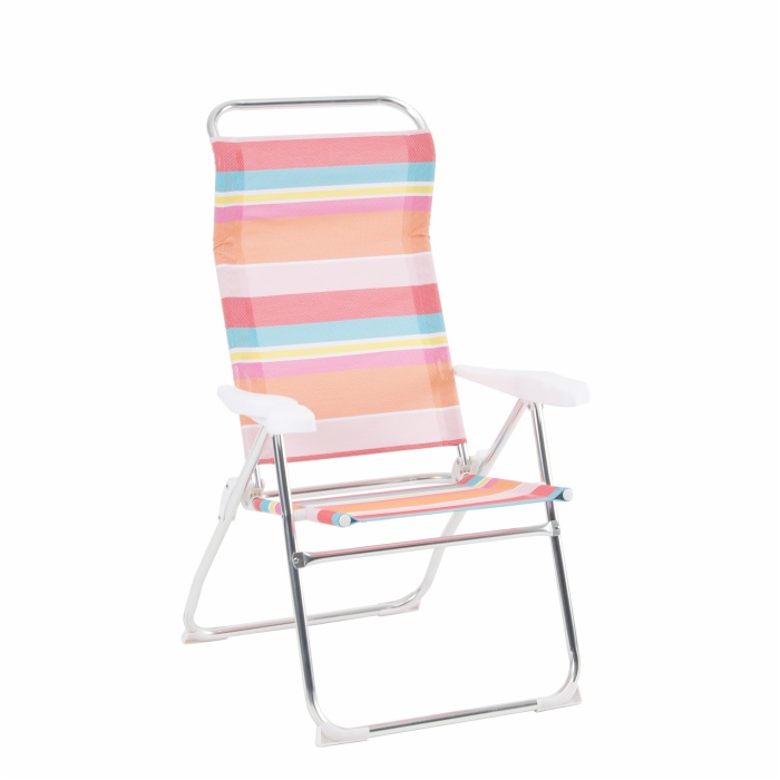 LOGO Multi-Style Lightweight Portable Camping Metal Folding Aluminium Beach Chair