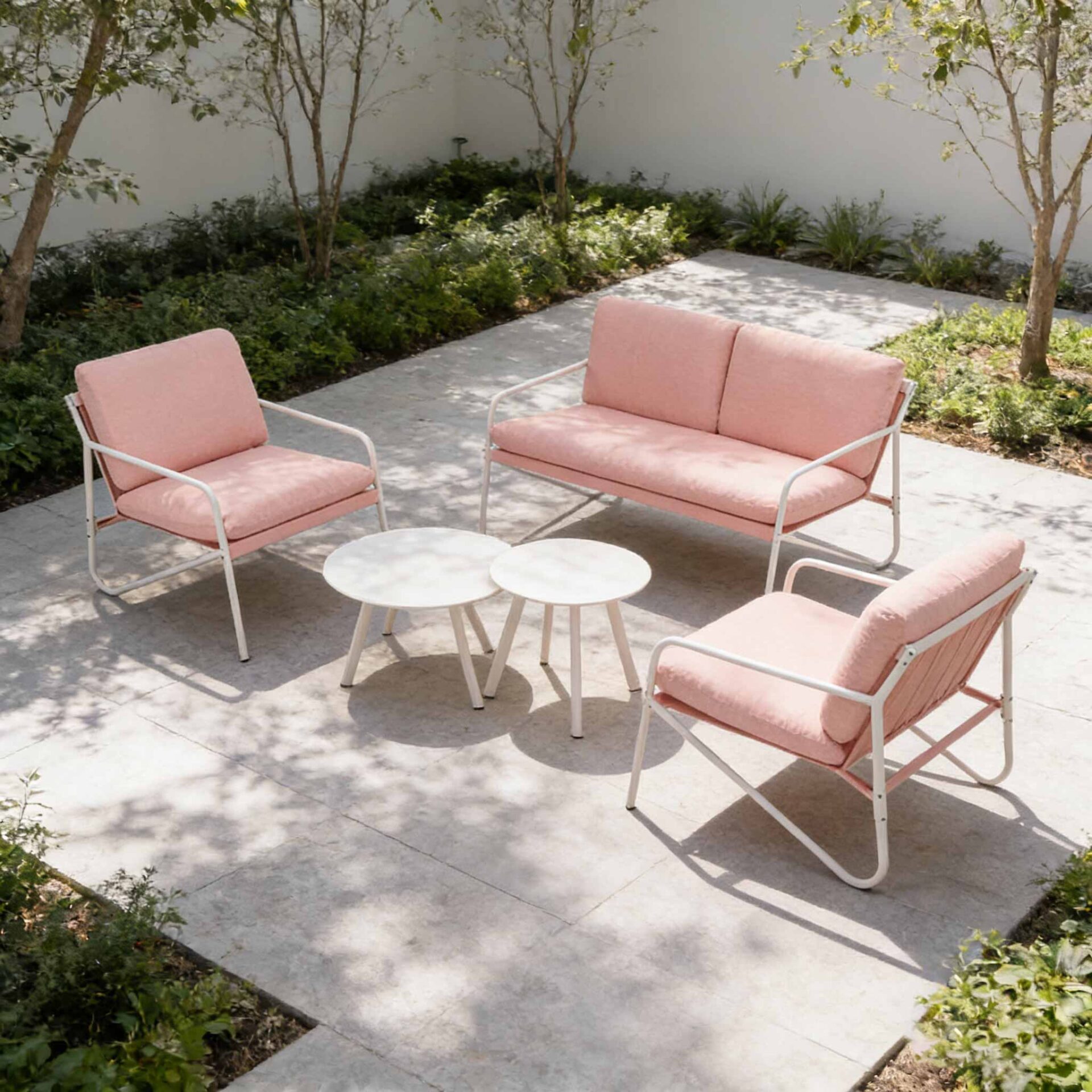 5 Piece Sofa Seating Group Conversation Set with Cushions SF2603-5