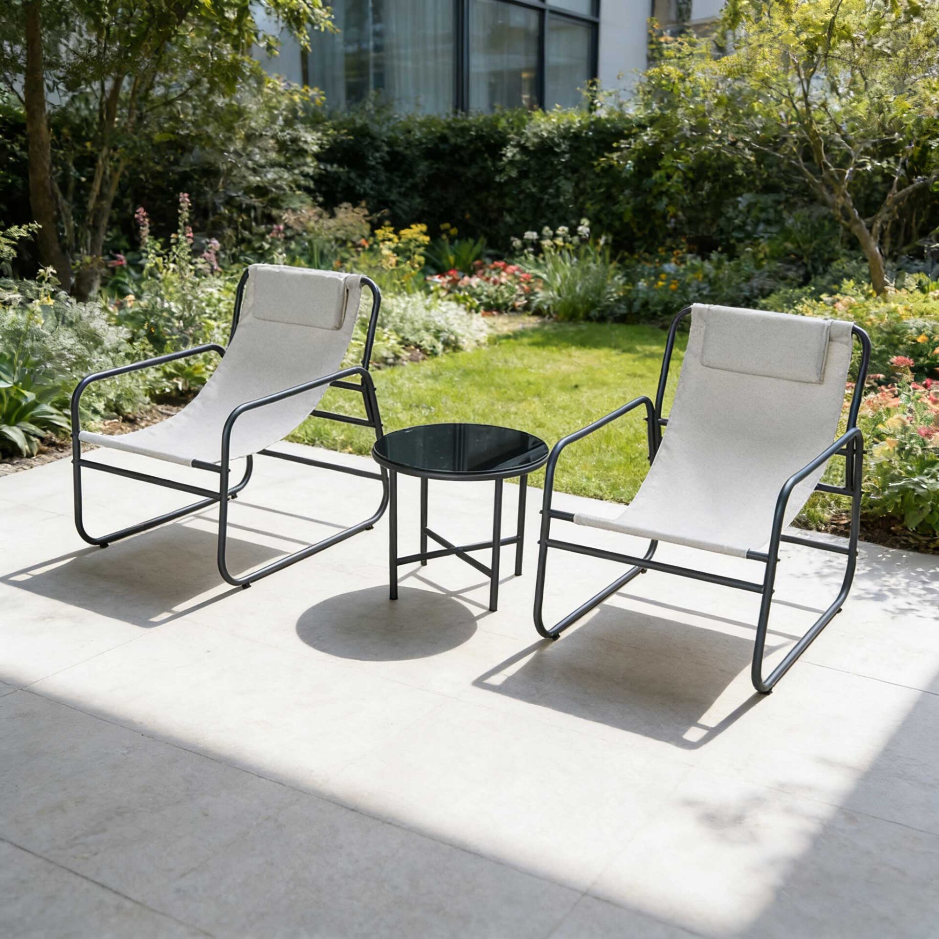 3-Piece Steel Outdoor Bistro Set SF2601