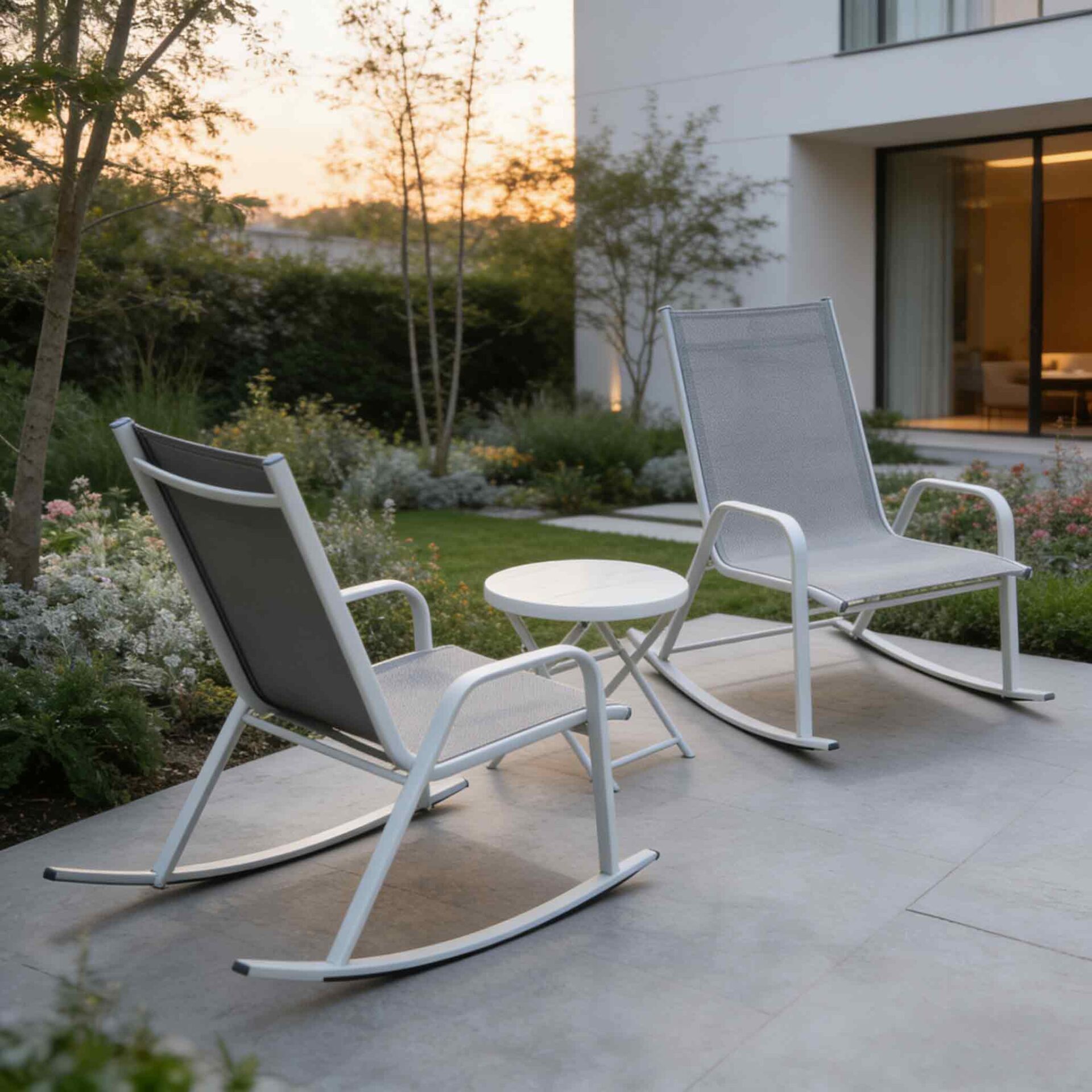 Steel Outdoor Rocking Chair 1006