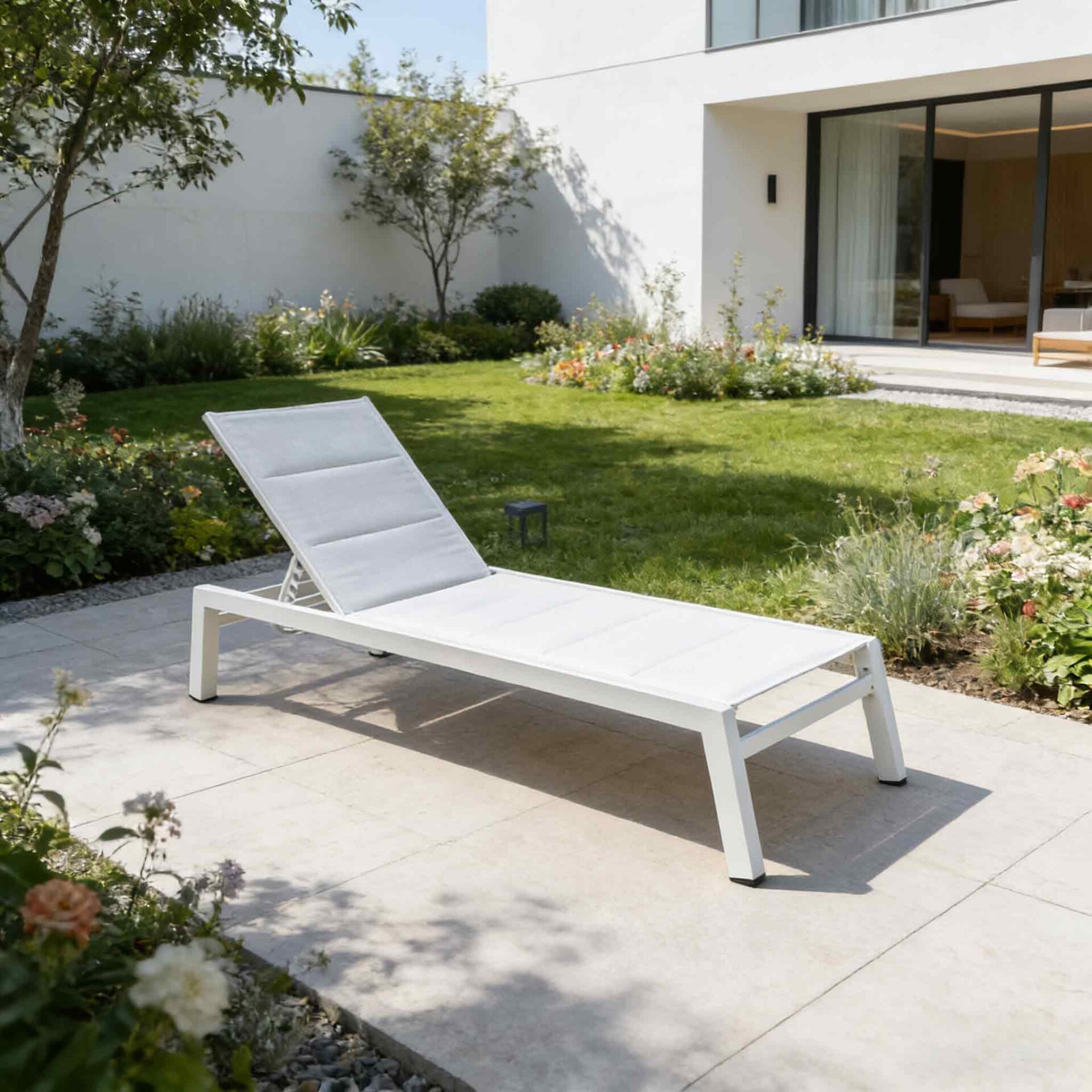Aluminum Outdoor Chaise Lounge AB1007