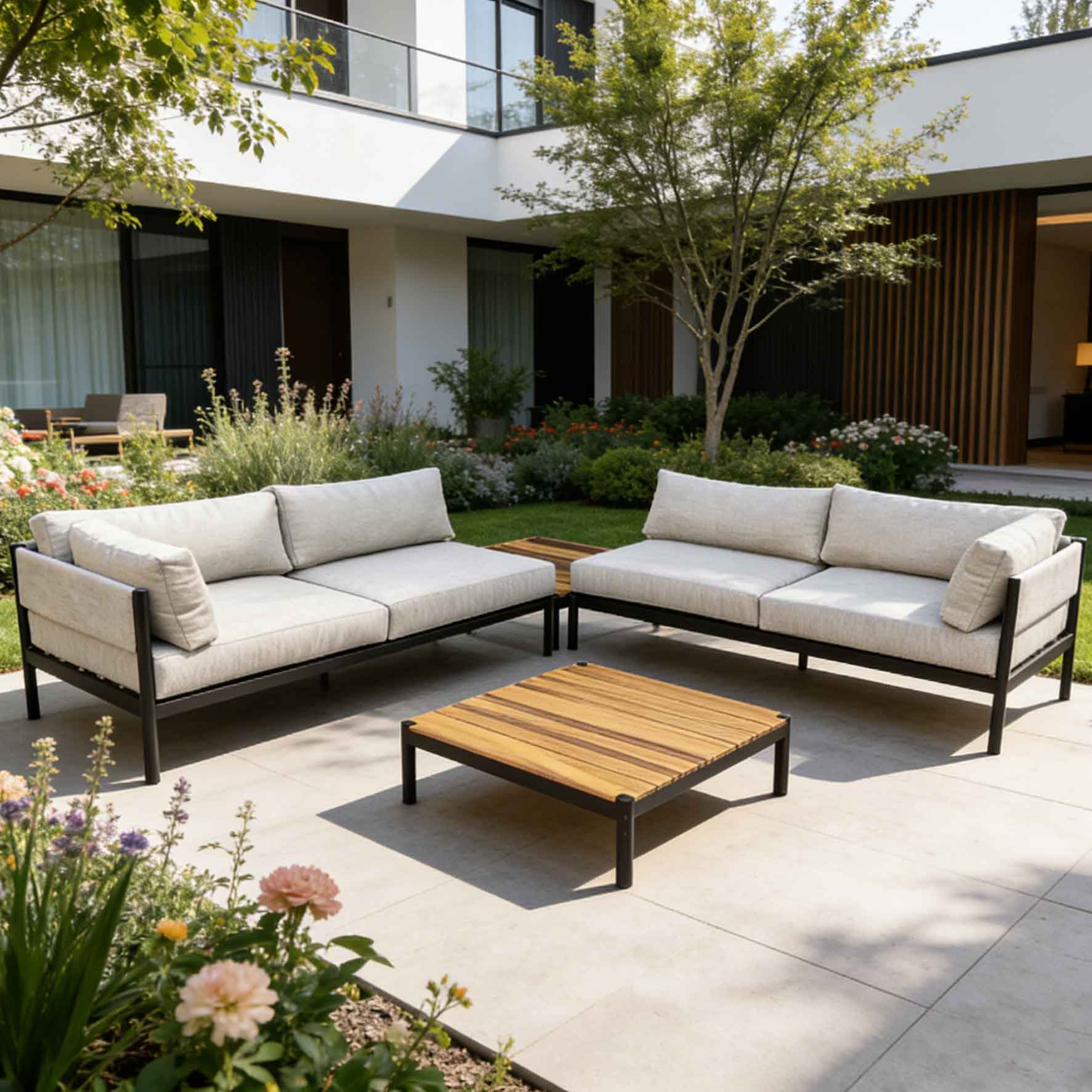 Aluminum Outdoor Multiple Combination Sofa Set AF2020