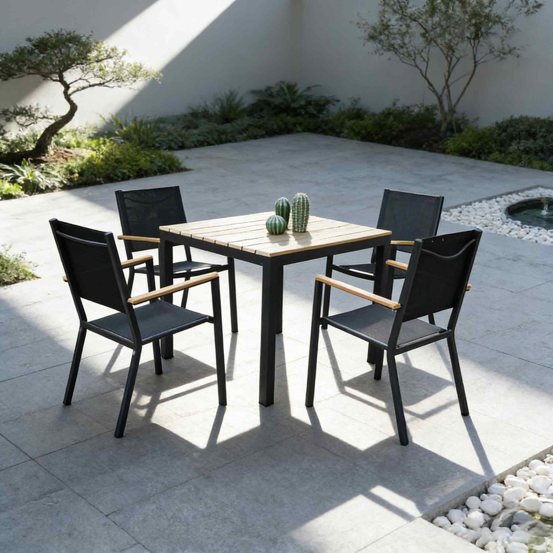 Steel Outdoor Dining Set 5PCS 1003